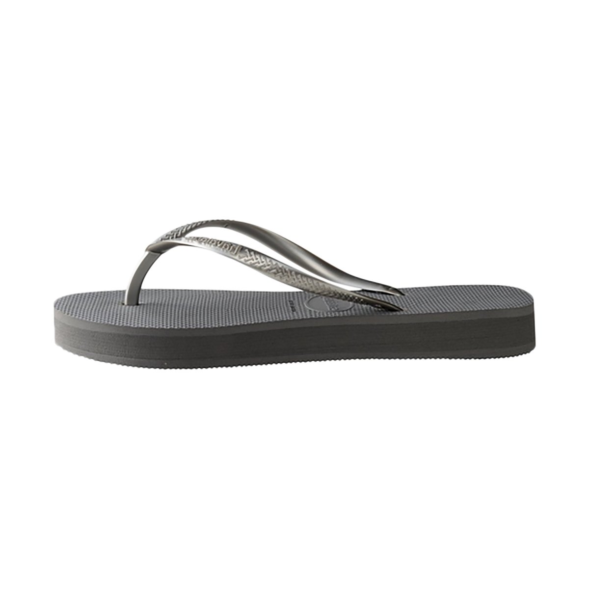 Tong à Enfiler Slim Flatform Fc gris, HAVAIANAS