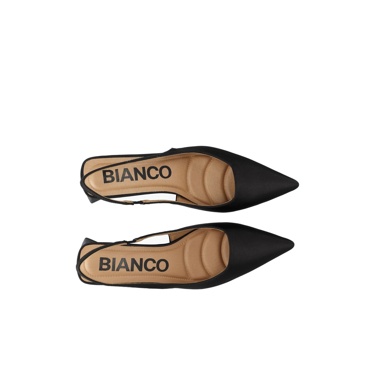 Chaussures À Bride Arrière black1, BIANCO