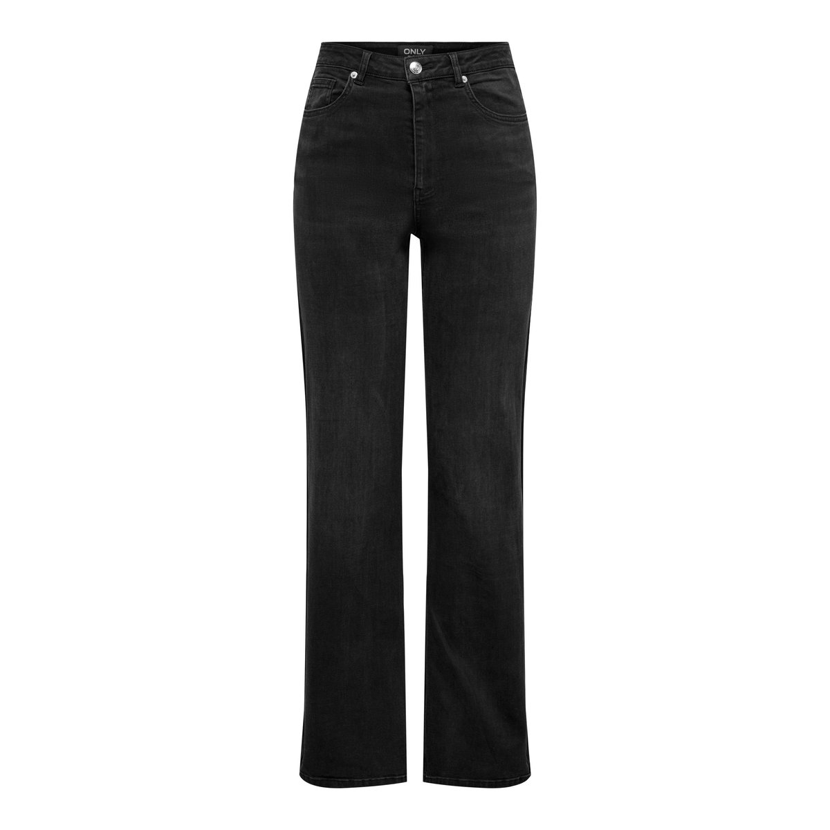Jean À Jambe Large washed black, ONLY