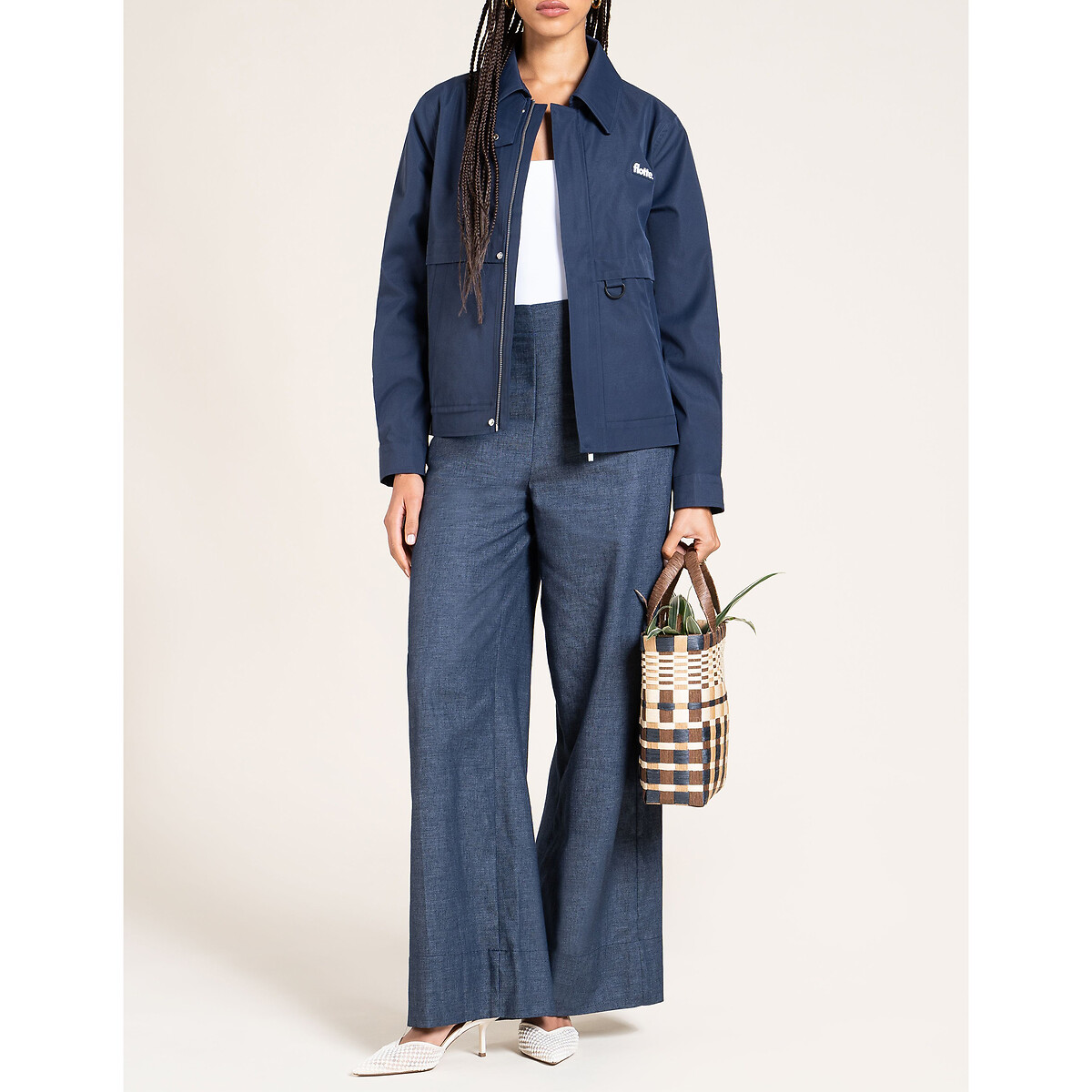 Veste courte imperméable, AMBROISE marine, FLOTTE