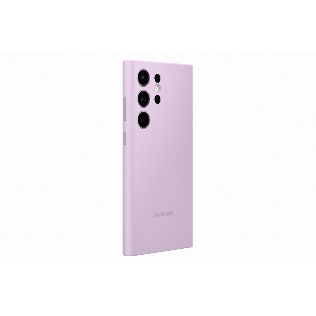 Coque S23 Ultra Silicone Lilas violet, SAMSUNG