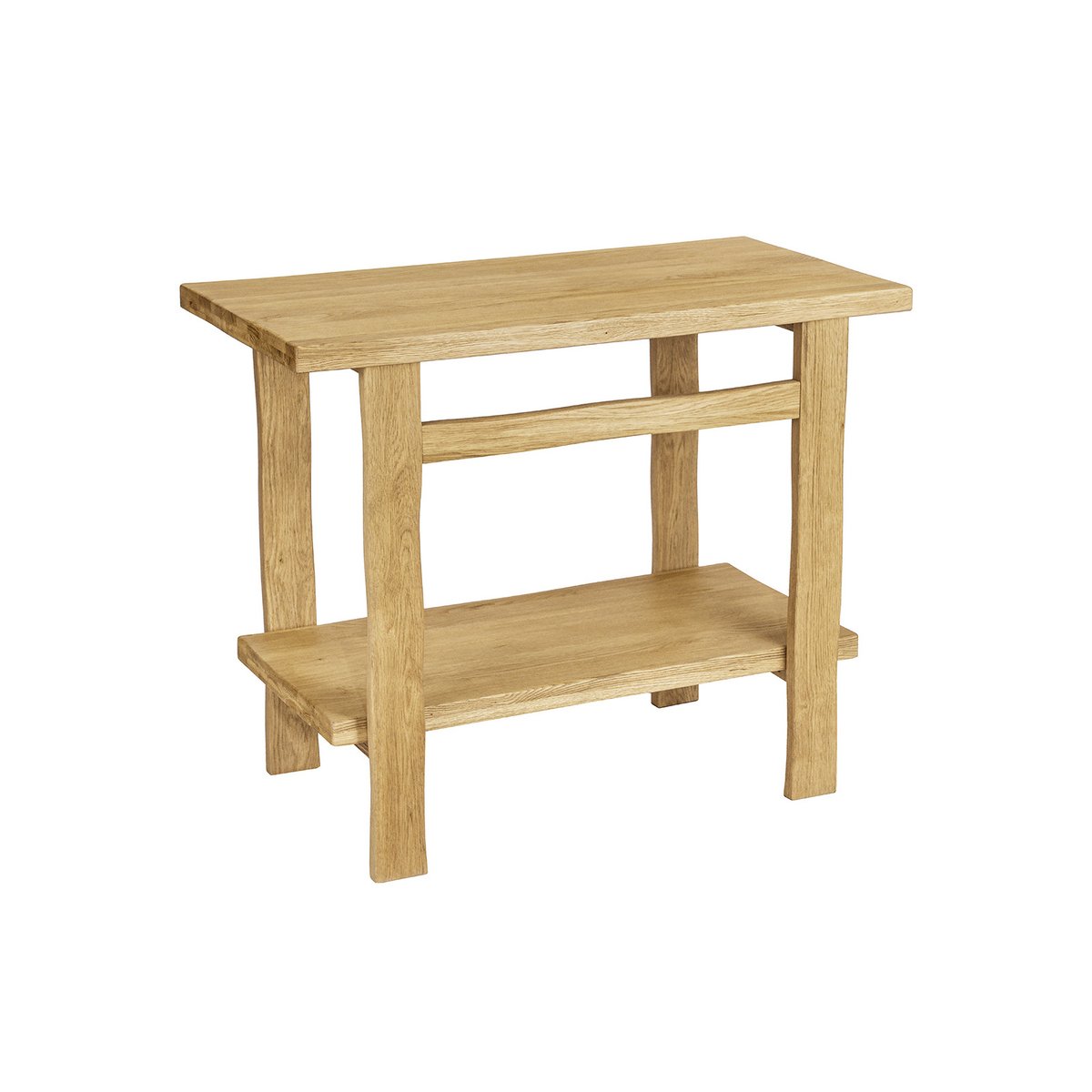 Meuble simple vasque sur pieds 95cm en chêne massif esprit établi OFICIO chêne, MOB IN