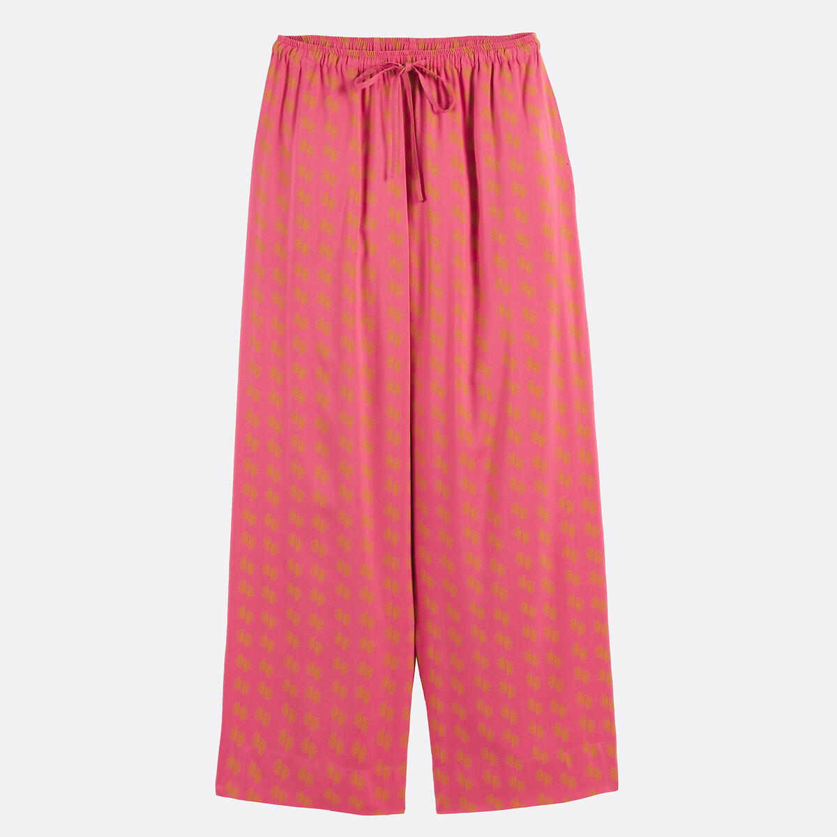 Pantalon de pyjama, viscose imprimé, LA REDOUTE COLLECTIONS