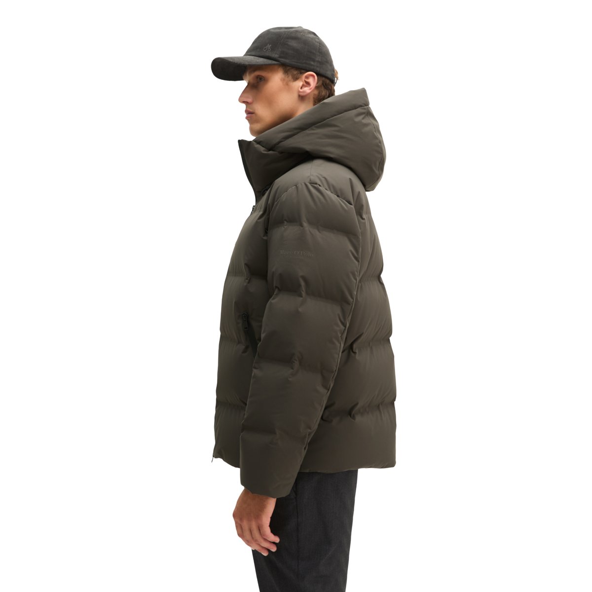 Doudoune MOP x Function en tissu technique imperméable à deux couches marron foncé, MARC O'POLO