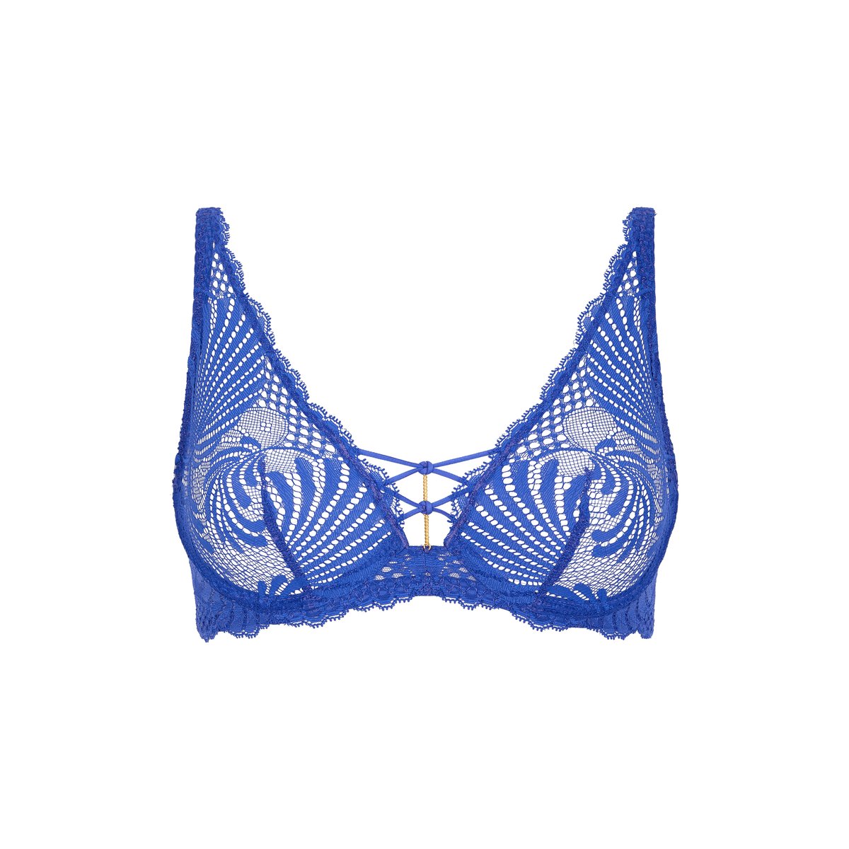 Soutien-gorge Triangle avec armatures Rythm of Desire. bleu, AUBADE