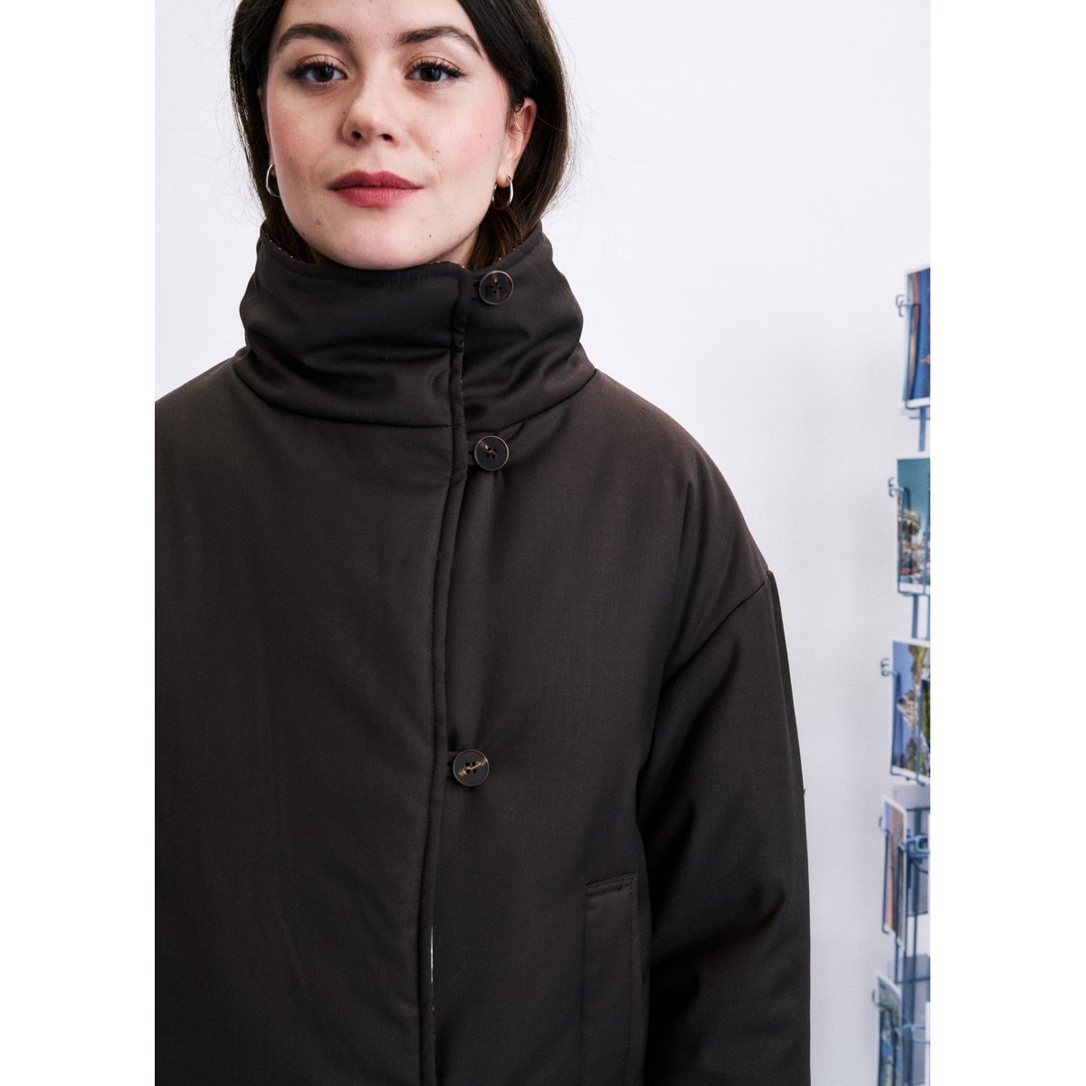 Doudoune Giona GIONA marron chocolat, FRNCH