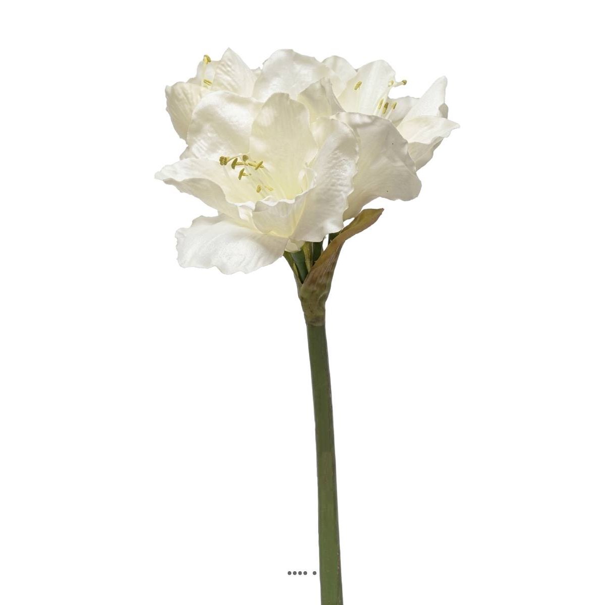Amaryllis artificiel H 65 cm Superbe Crème crème, ARTIFICIELLES