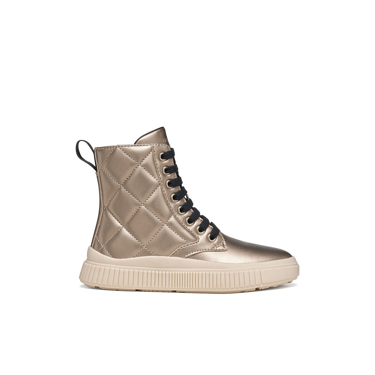 Baskets montantes, LAQUINNY champagne, GEOX