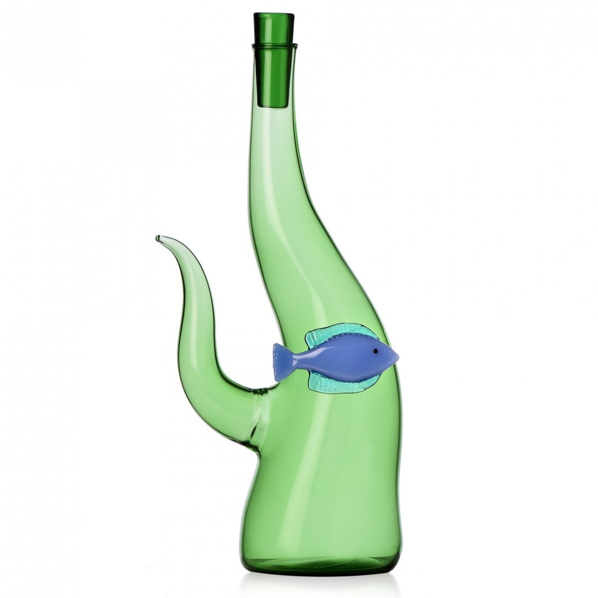 Bouteille Seaweed poisson bleu vert, ICHENDORF