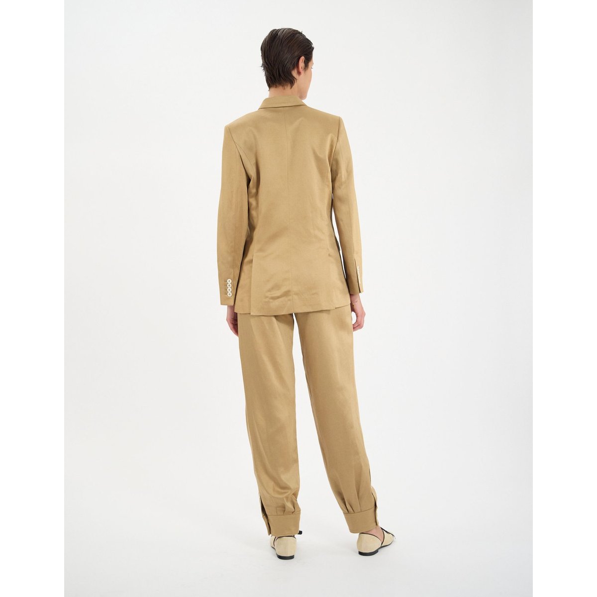 Veste Ezio en viscose camel camel, INES DE LA FRESSANGE PARIS