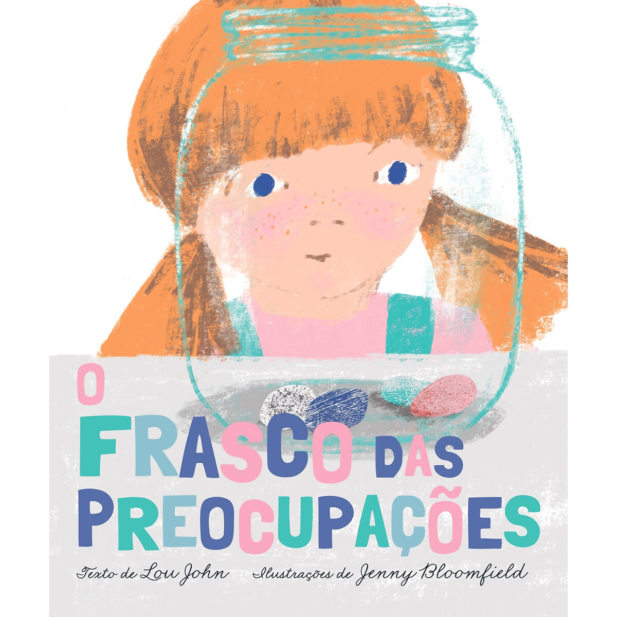 Livro "O Frasco das Preocupações", LIVROS HORIZONTE multicolor, LIVROS HORIZONTE