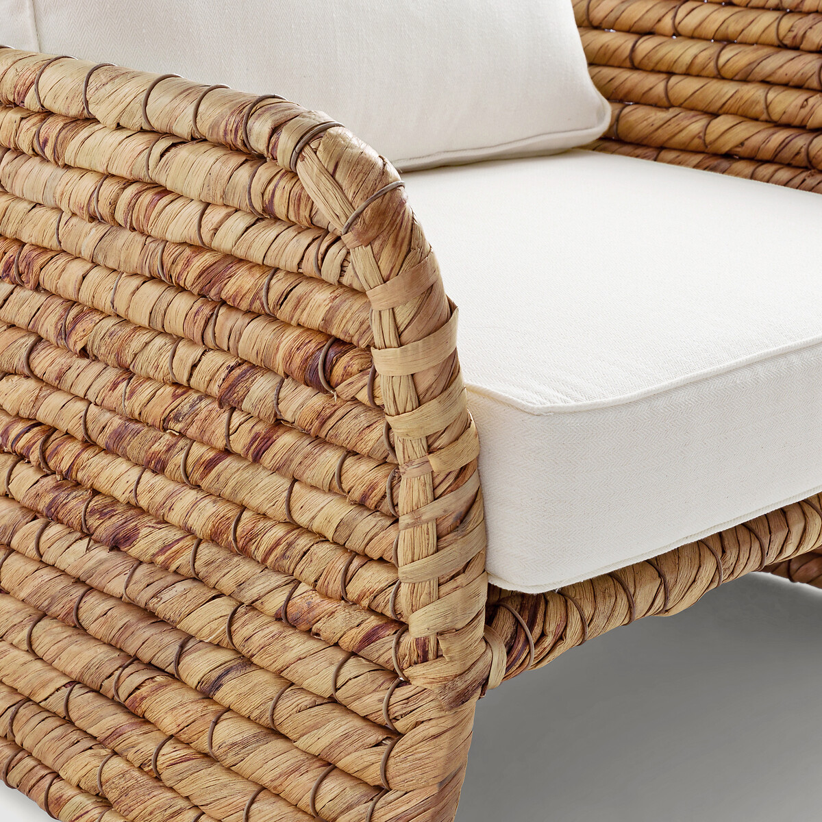 Tuin fauteuil geweven waterhyacint, Galbo naturel, AM.PM