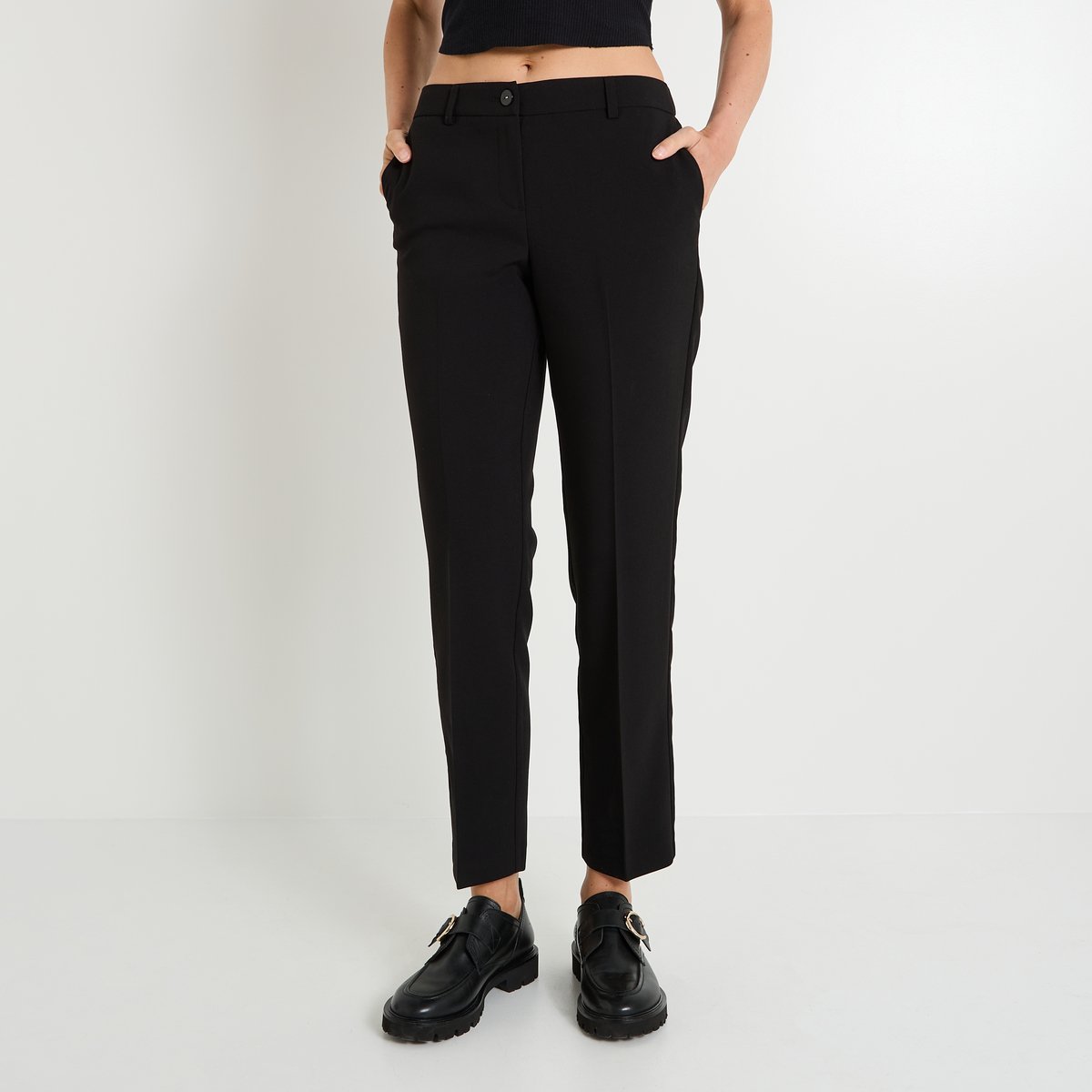Pantalon cigarette noir, GRAIN DE MALICE