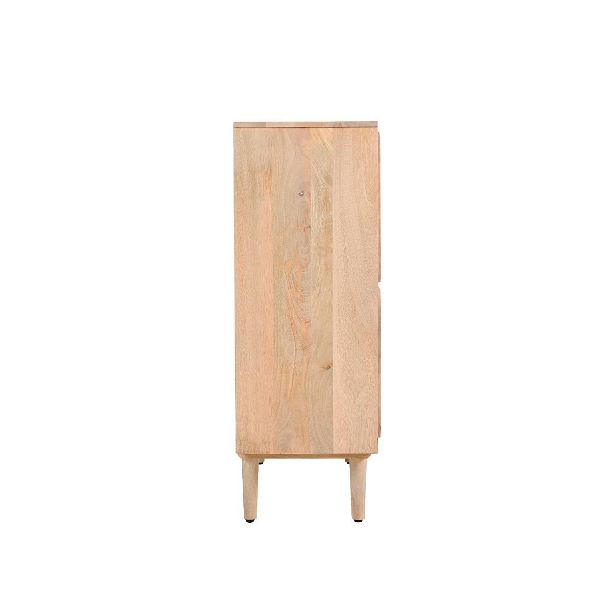Buffet haut en bois de manguier clair VIVIENNE bois clair, MADE IN MEUBLES