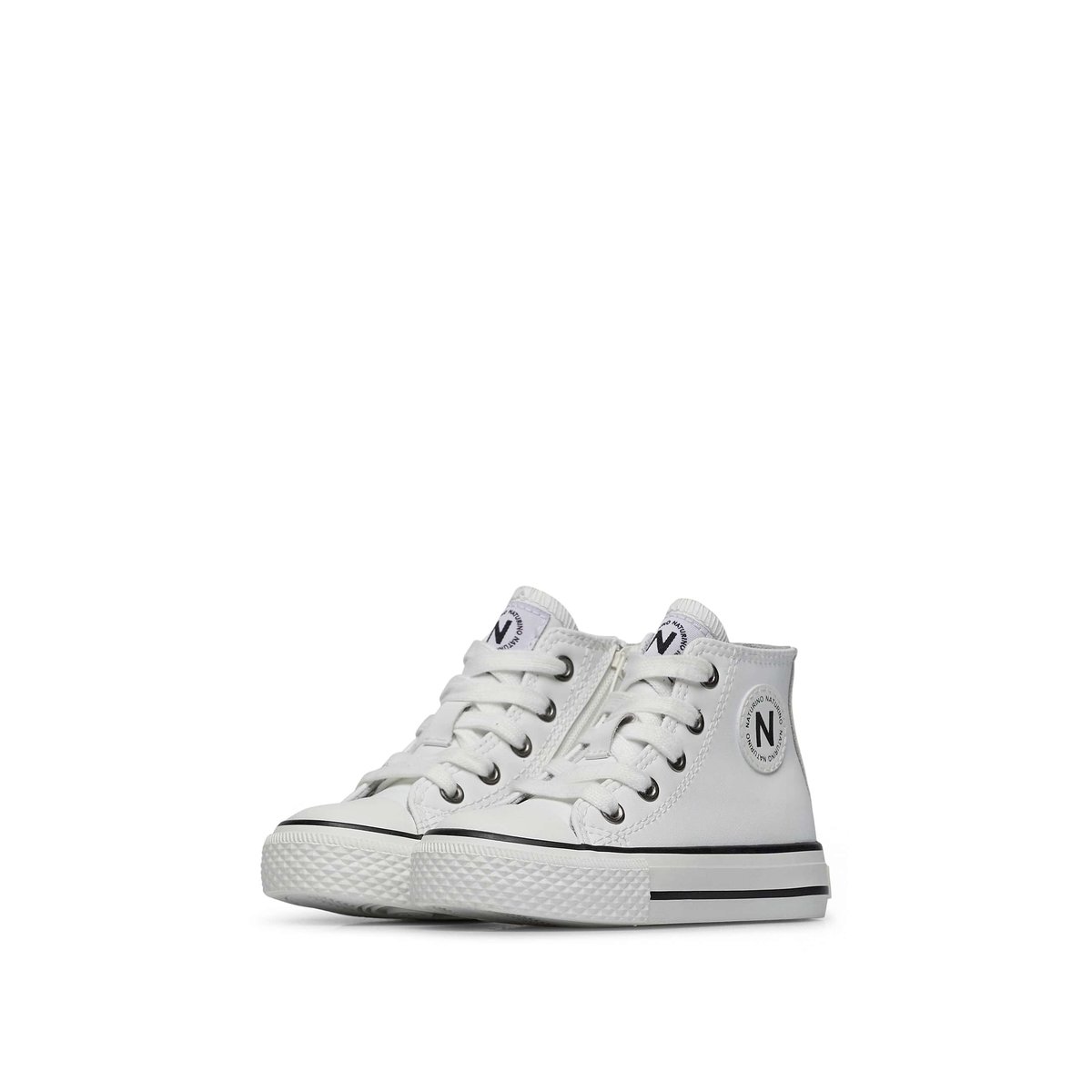 Baskets en cuir YLFAS. blanc, NATURINO