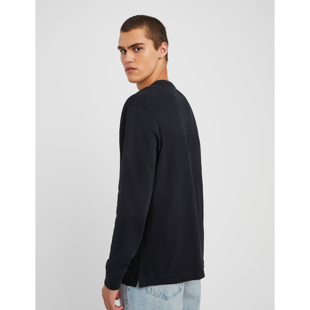 T-shirt manches longues noir, BZB