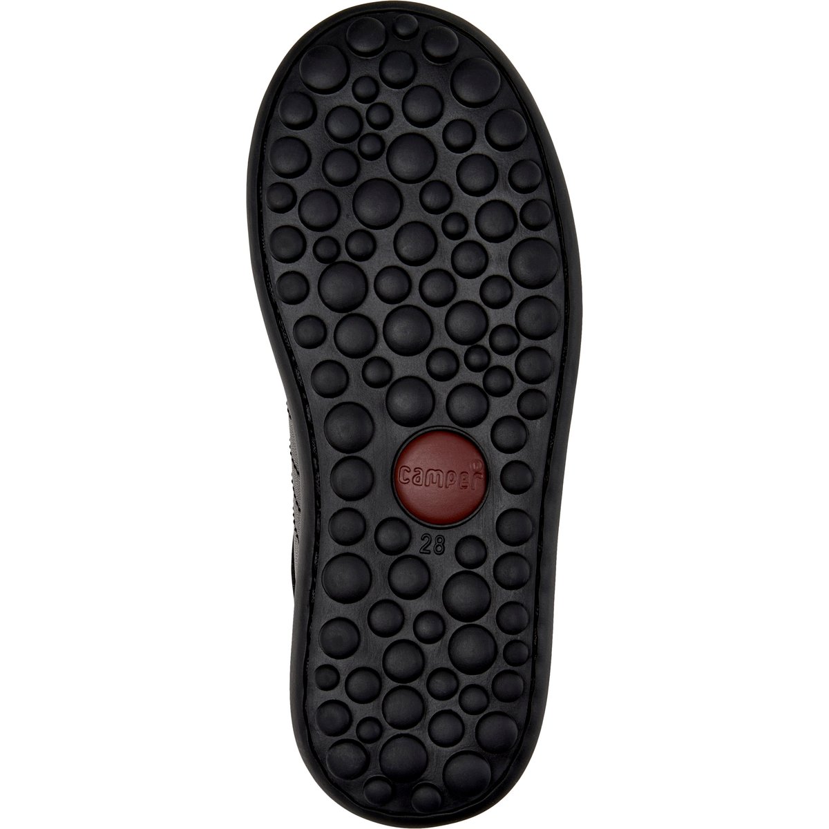 Baskets Pelotas Ariel Smooth Leather noir 003, CAMPER