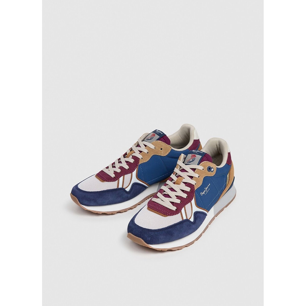 Baskets Brit Back bleu marine, PEPE JEANS