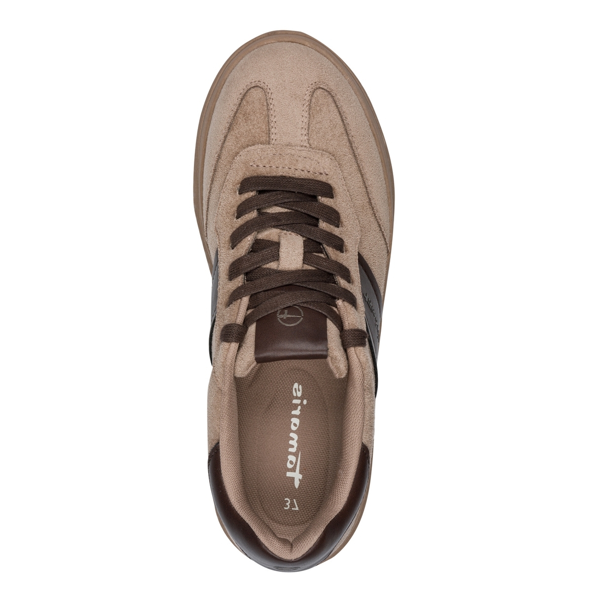 Basket à talon marron taupe, TAMARIS
