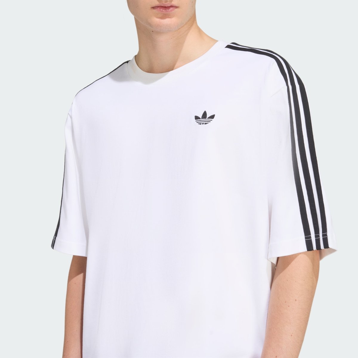 T-Shirt Oversize 3 Bandes Adicolor T-Shirt Oversize 3 Bandes Adicolor white, adidas Originals