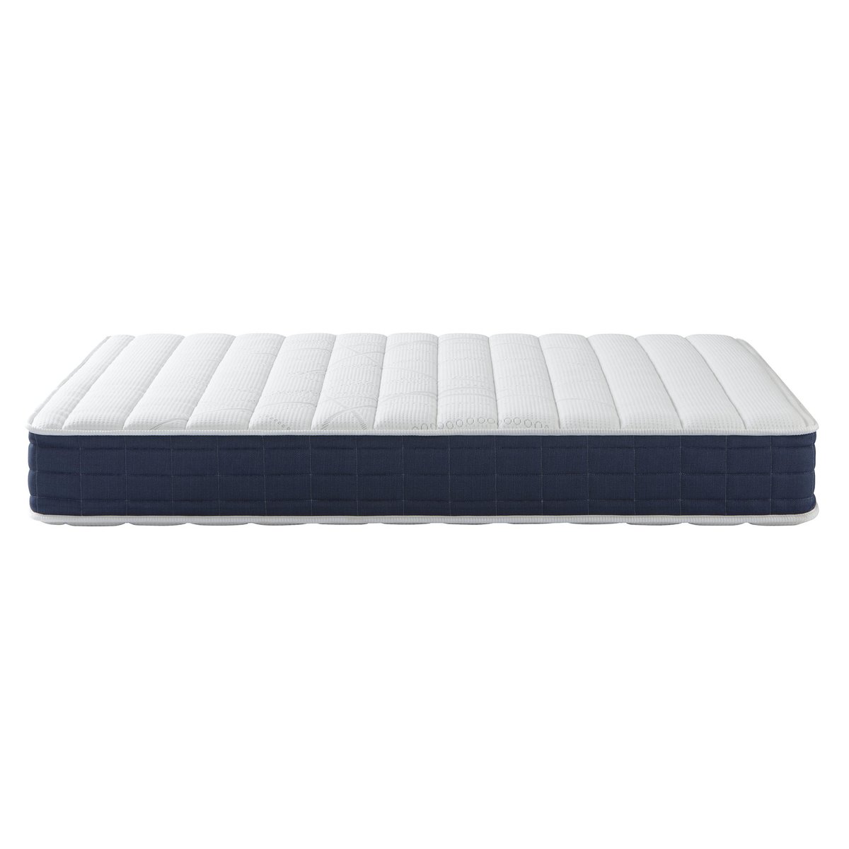 Ensemble matelas ressorts, sommier et pieds Rêve 400 blanc, SOMEO