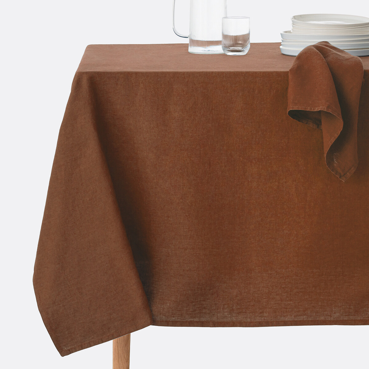 Nappe lin lavé, Victorine ecorce, LA REDOUTE INTERIEURS