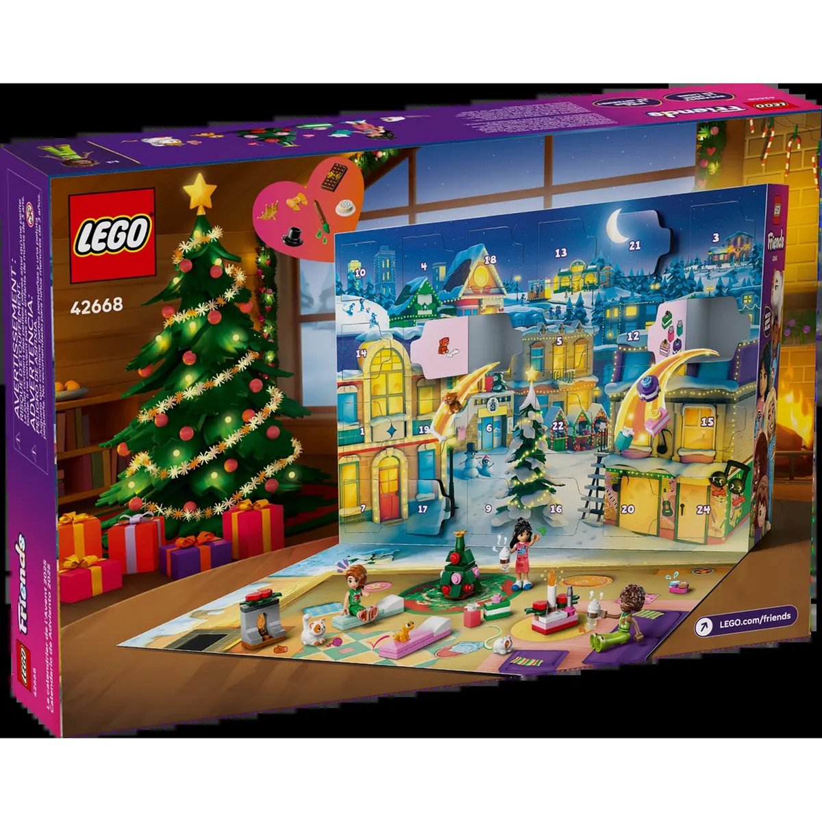 LEGO Friends - Calendrier de l'Avent LEGO Friends 2025 - 42668 multicolore, LEGO