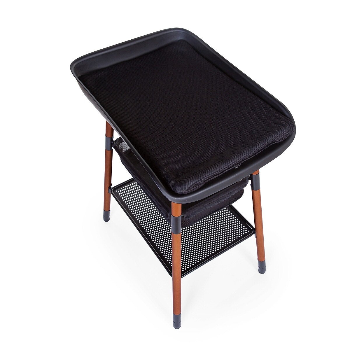 Table à langer Evolux noir/noisette, CHILDHOME