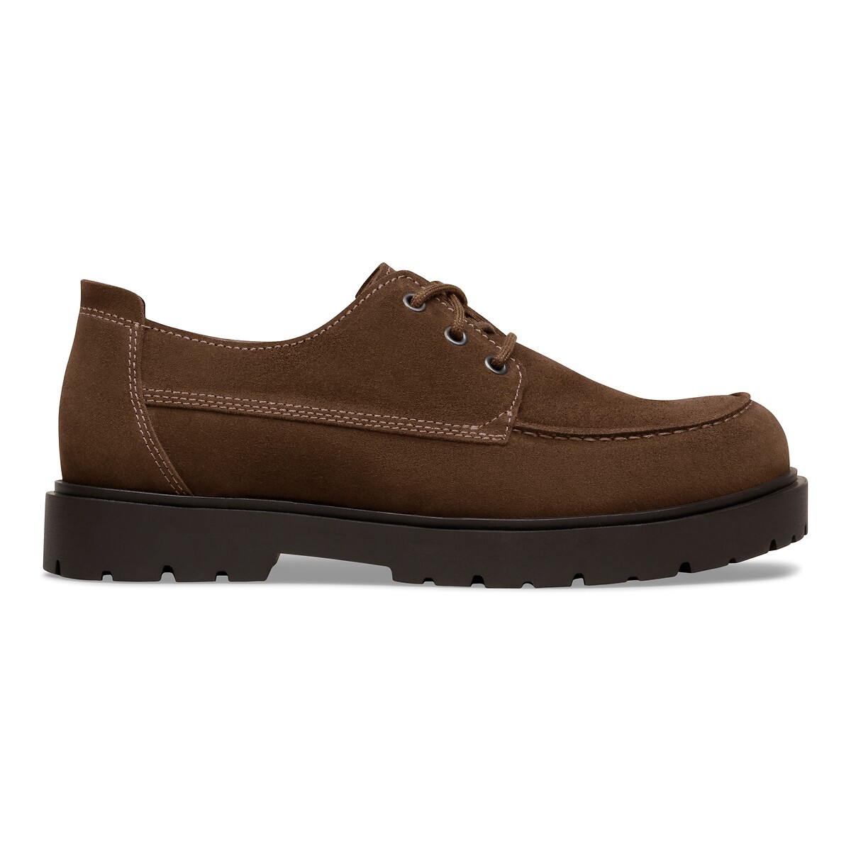 Derbies en cuir suédé, HIGHWOOD MOC LACE LOW marron, BIRKENSTOCK