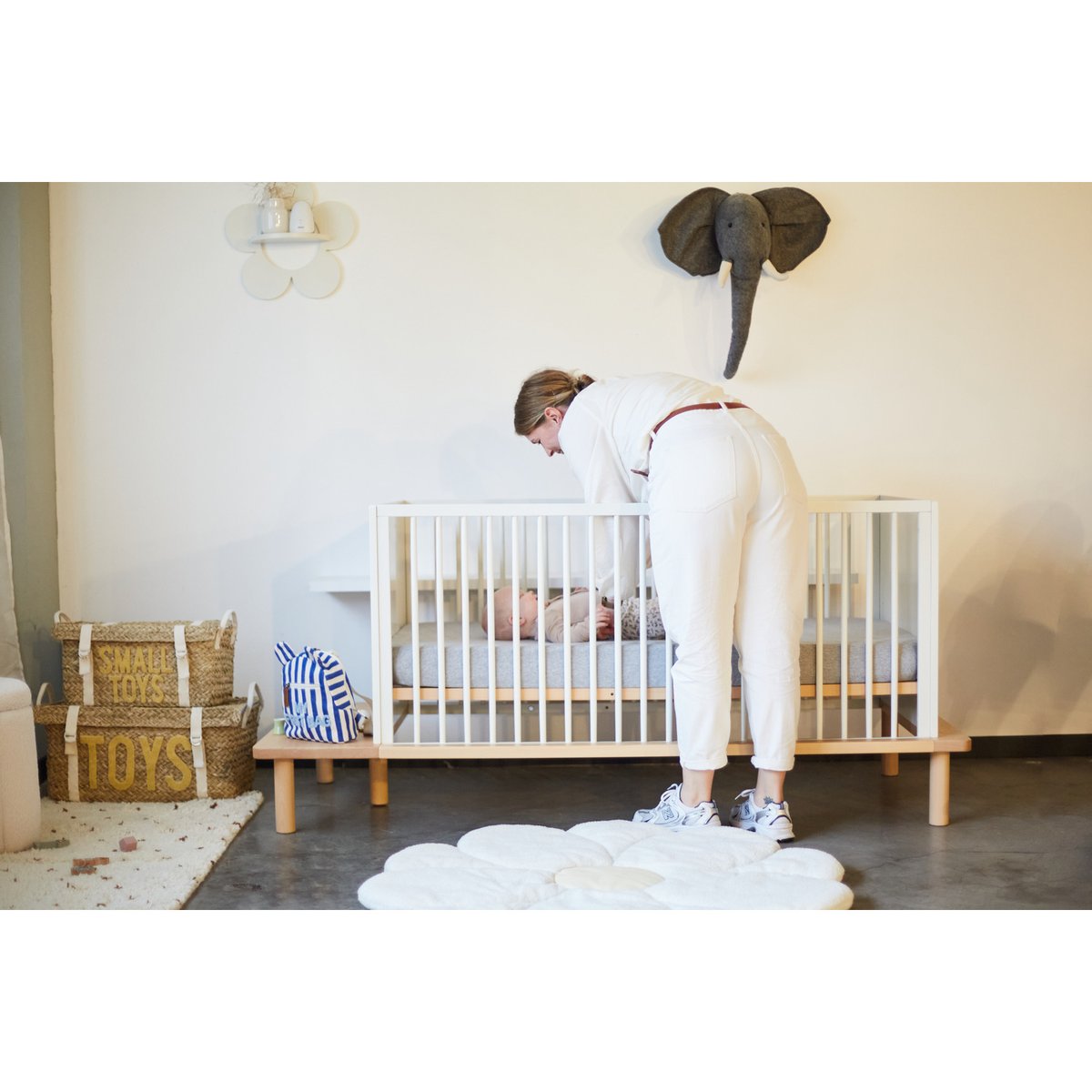 Lit bébé enfant évolutif 5 en 1 - 70x140cm naturel, CHILDHOME