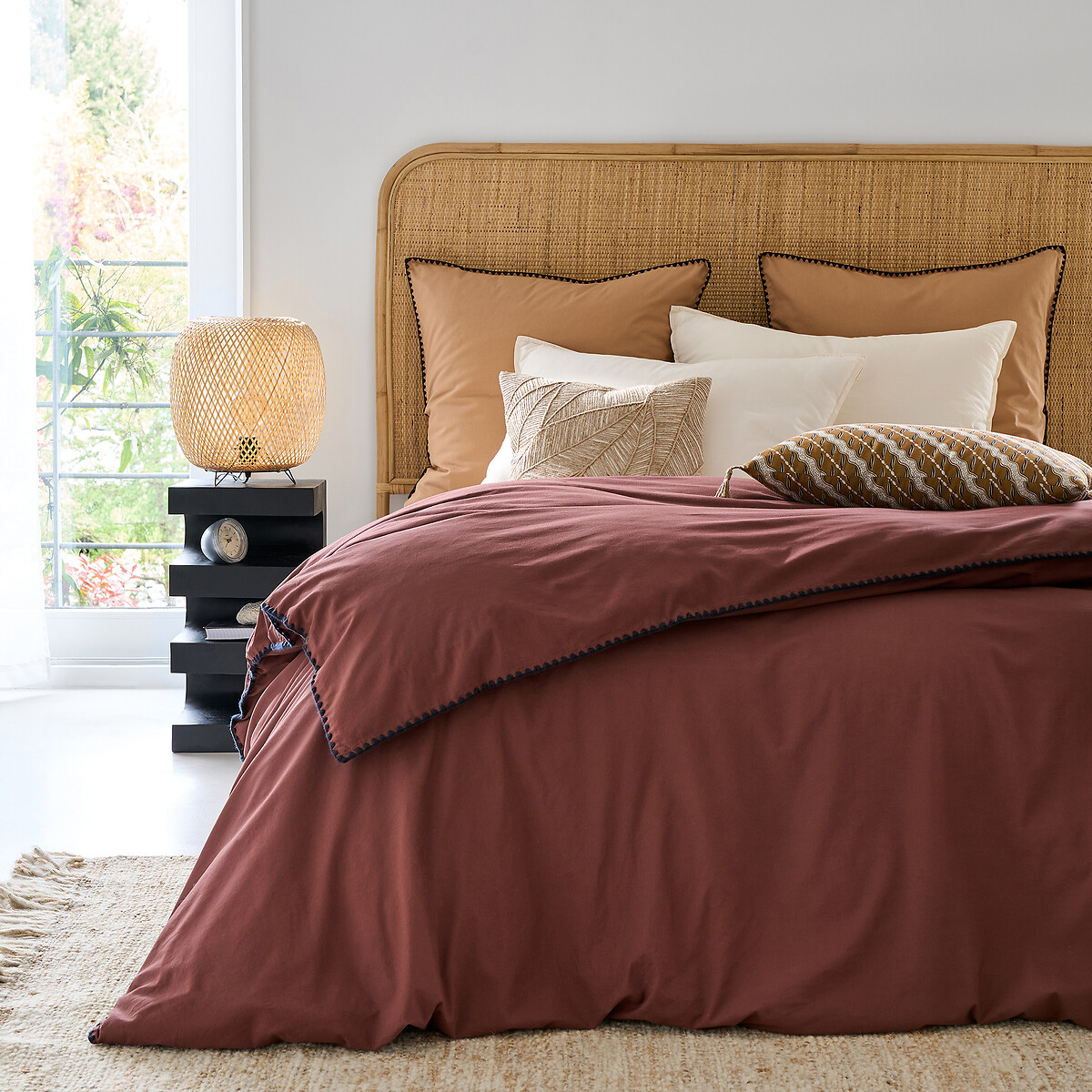 Ladara Braided Rattan Headboard natural, LA REDOUTE INTERIEURS