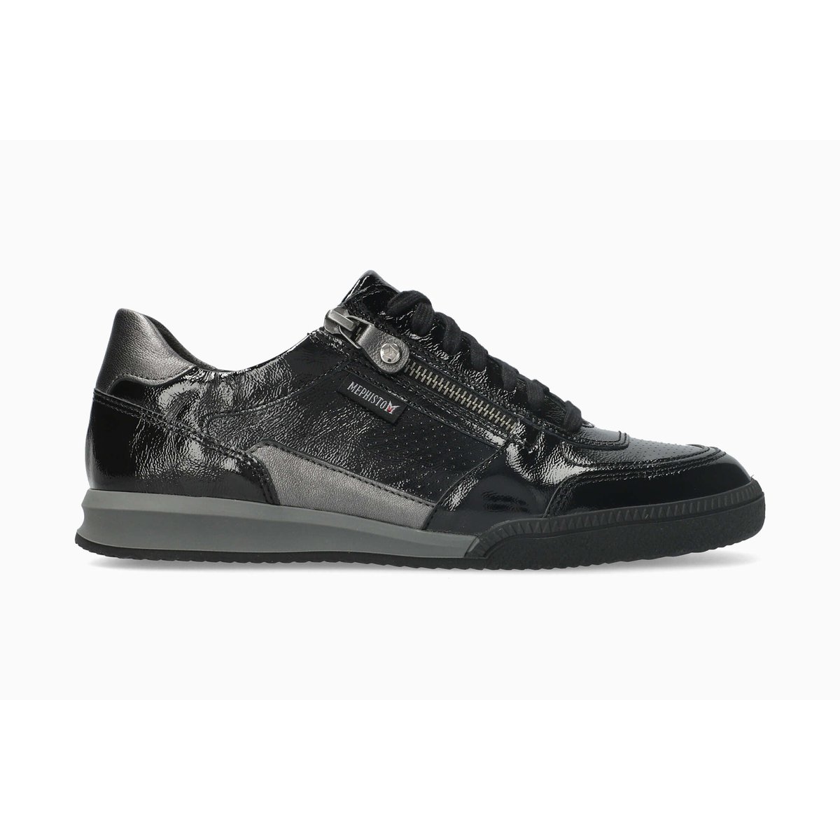 Baskets en cuir WALIE noir 514, MEPHISTO