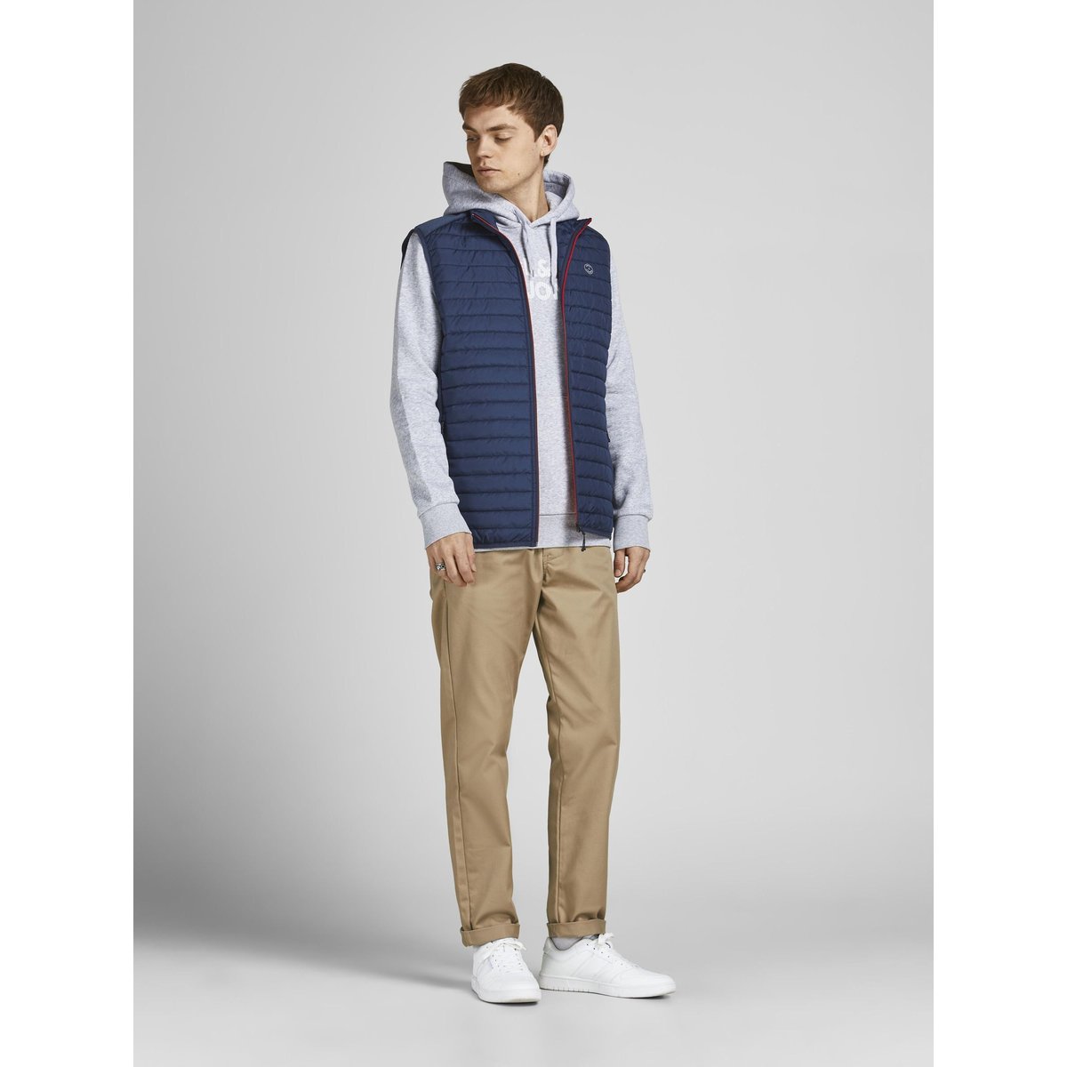 Doudoune sans manches légère Multi bleu marine, JACK & JONES