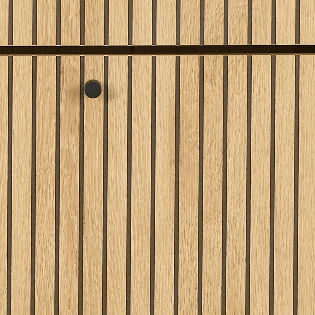 Meuble à chaussures 3 portes en bois et métal L71,6cm- STORO bois clair, DRAWER