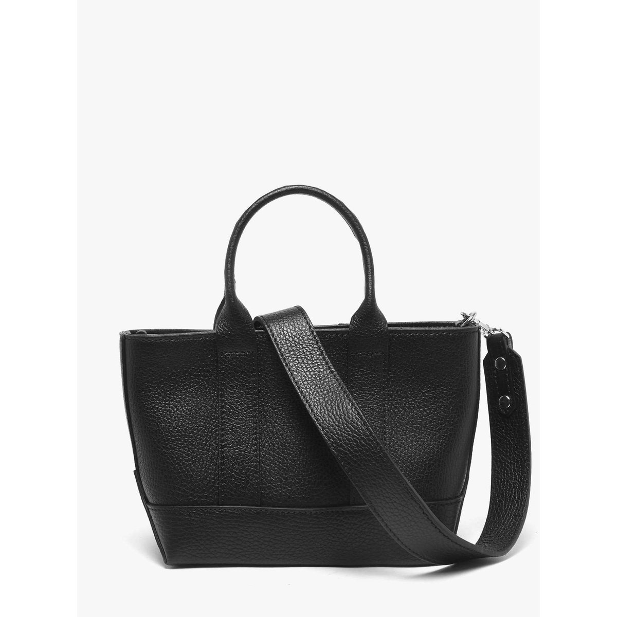 Sac porté main Caviar cuir nero, MILANO