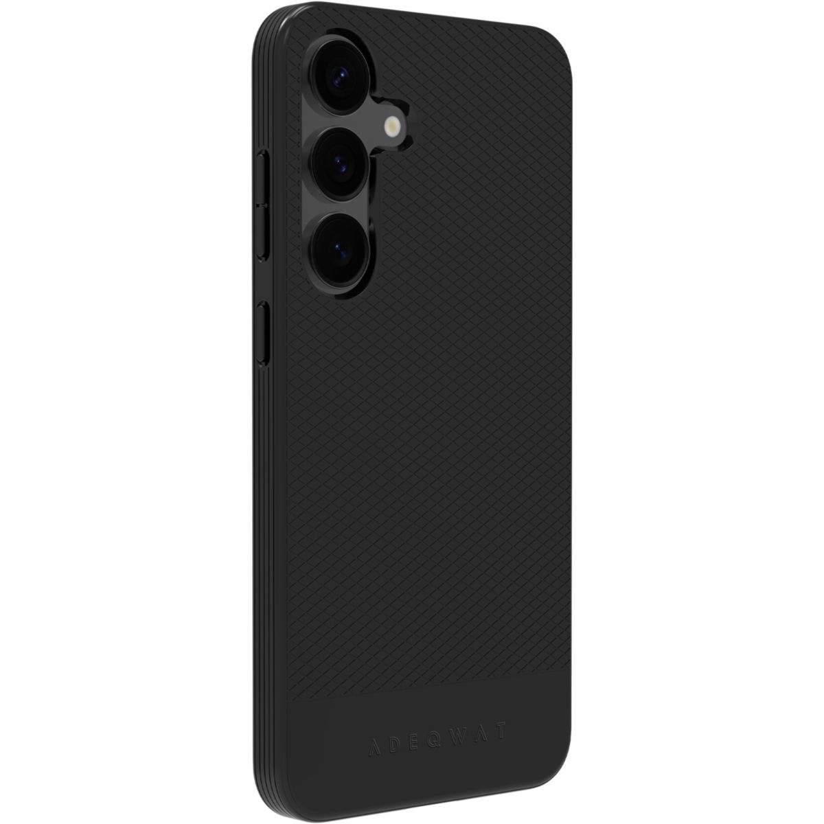Coque Samsung 2025 noire couleur unique, ADEQWAT
