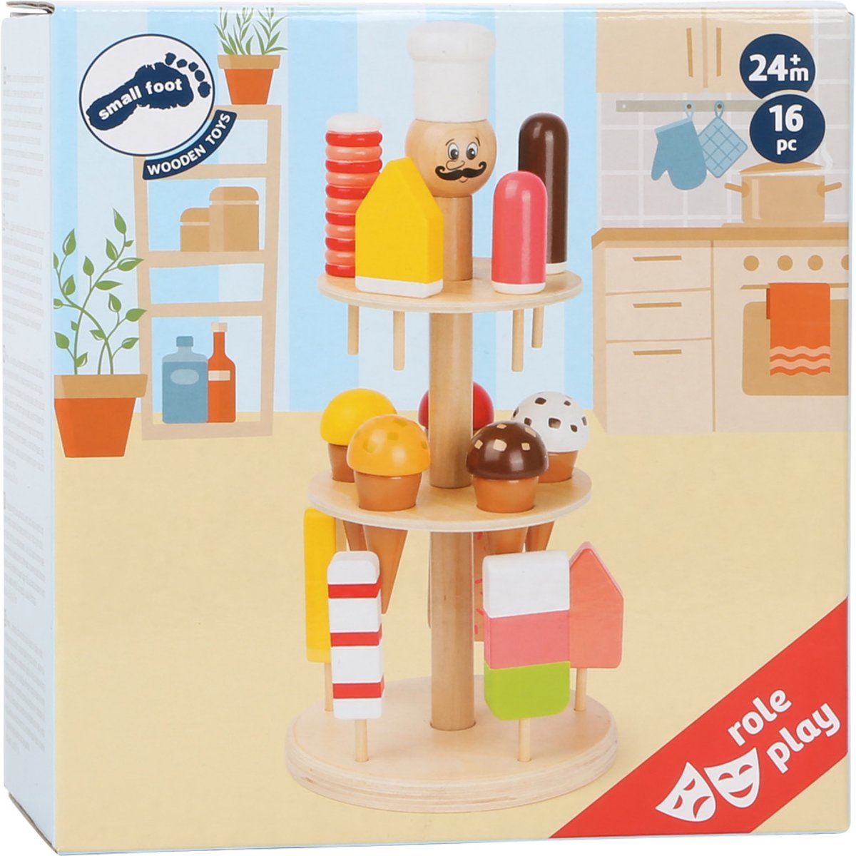 Stand de glaces Luigi Gelato beige, SMALL FOOT COMPANY