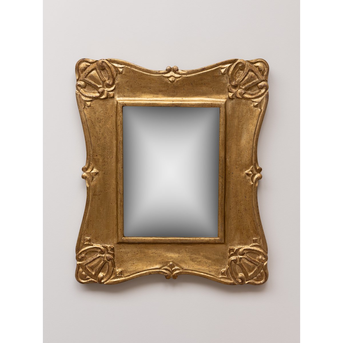 Miroir rectangulaire en bois or, CHEHOMA