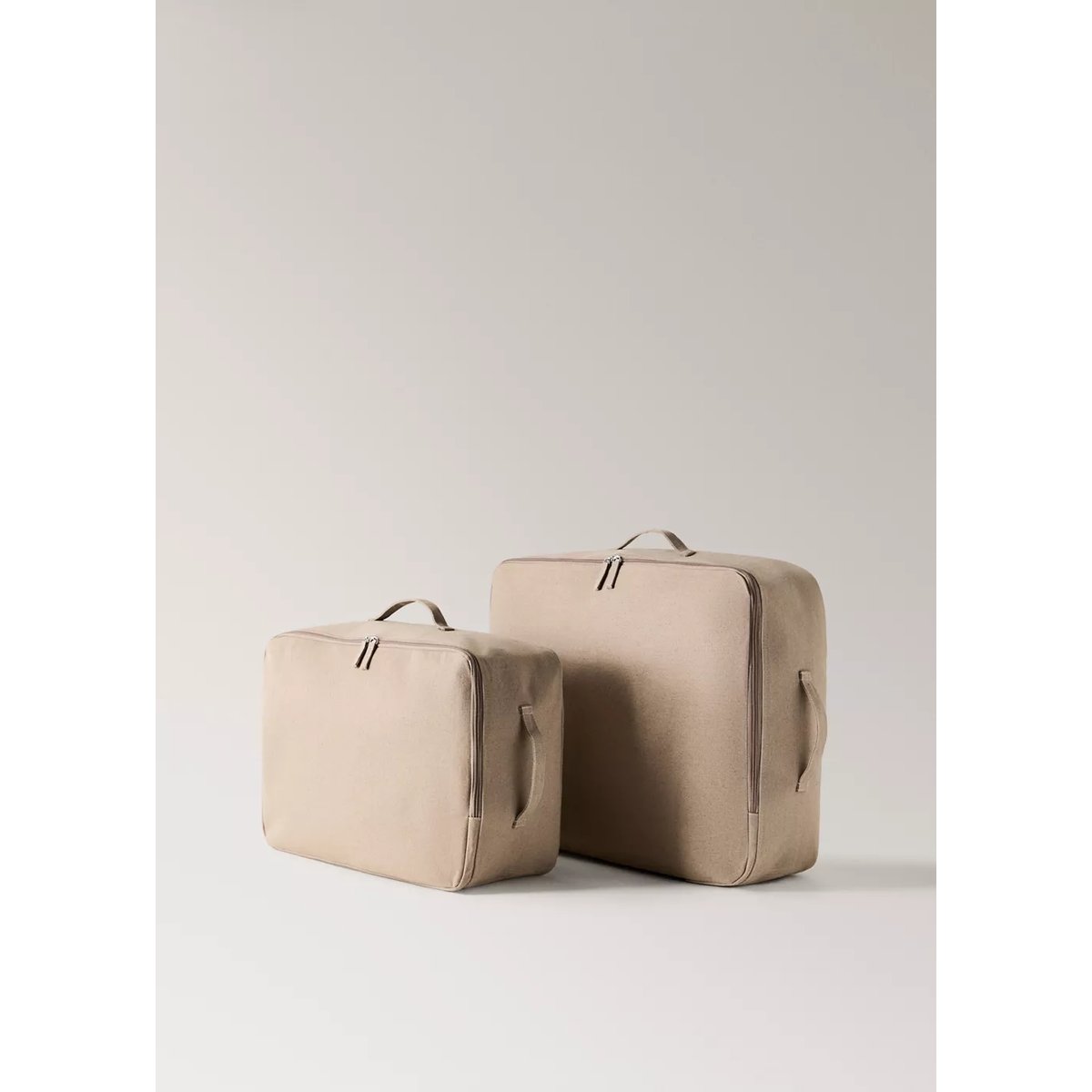 Boîte de rangement 18 x 49 x 38 cm beige, MANGO HOME