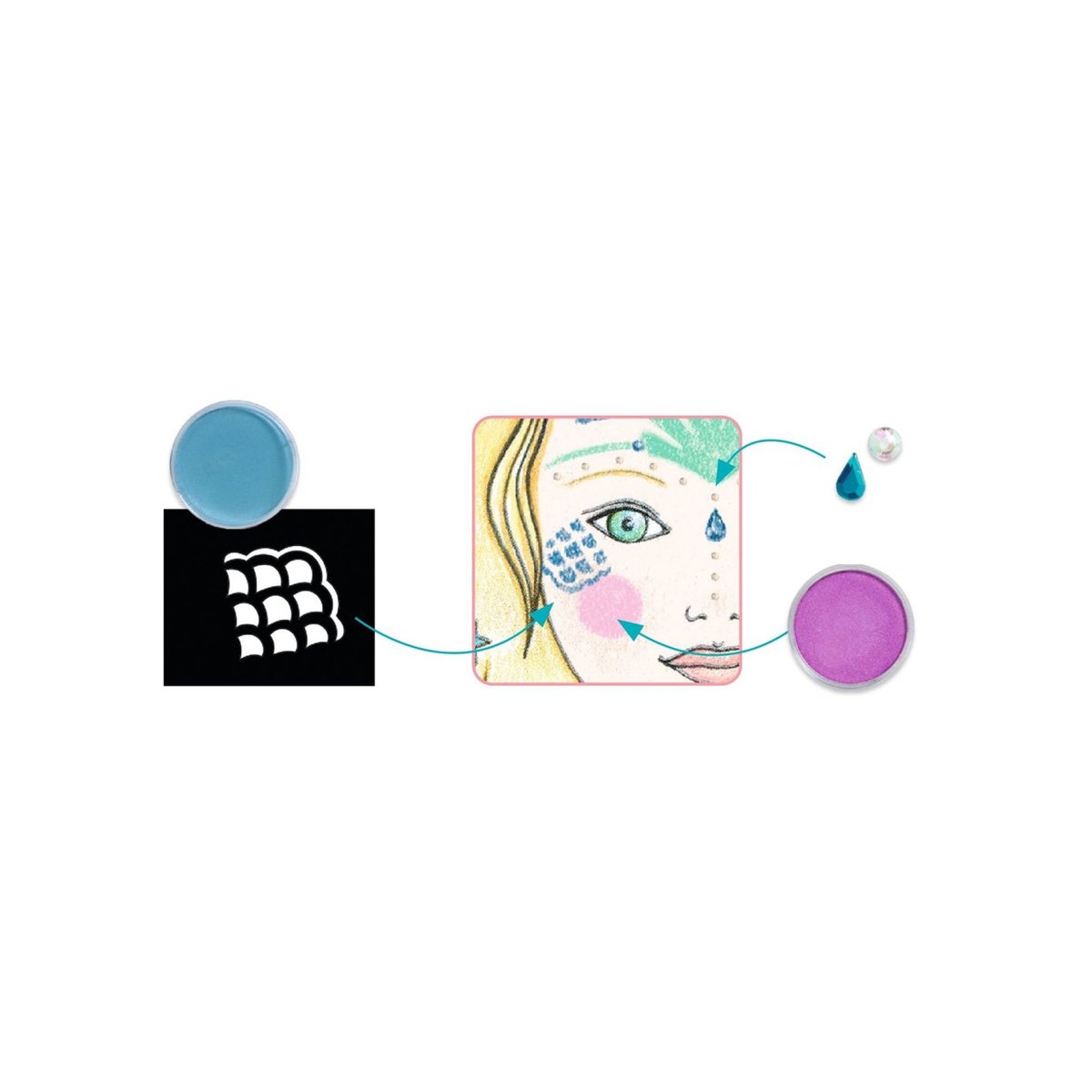 Kit de maquillage enfant Nacre - Djeco nacre, DJECO