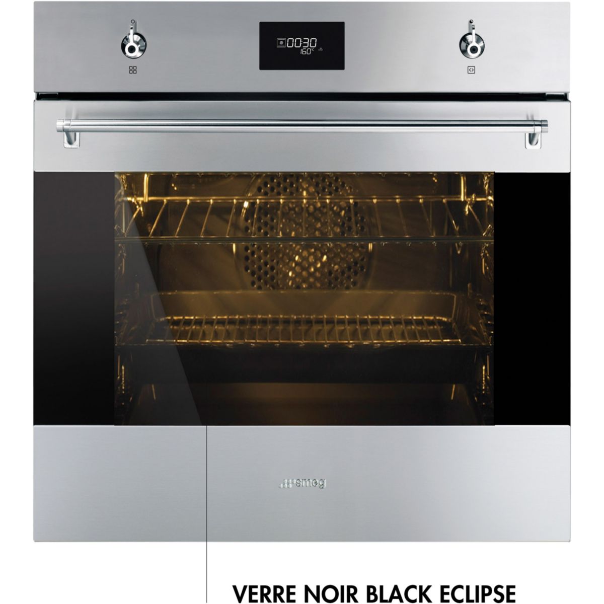 Four encastrable SFP6301TVX - Pyrolyse - Chaleur pulsée - Porte froide inox, SMEG
