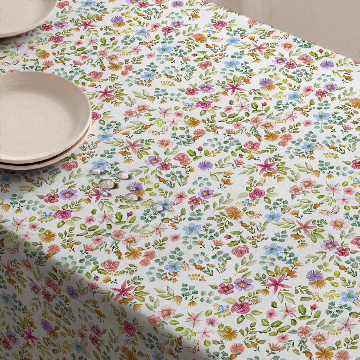 Nappe anti-taches Marie - 100% coton - blanc, NAF NAF HOME