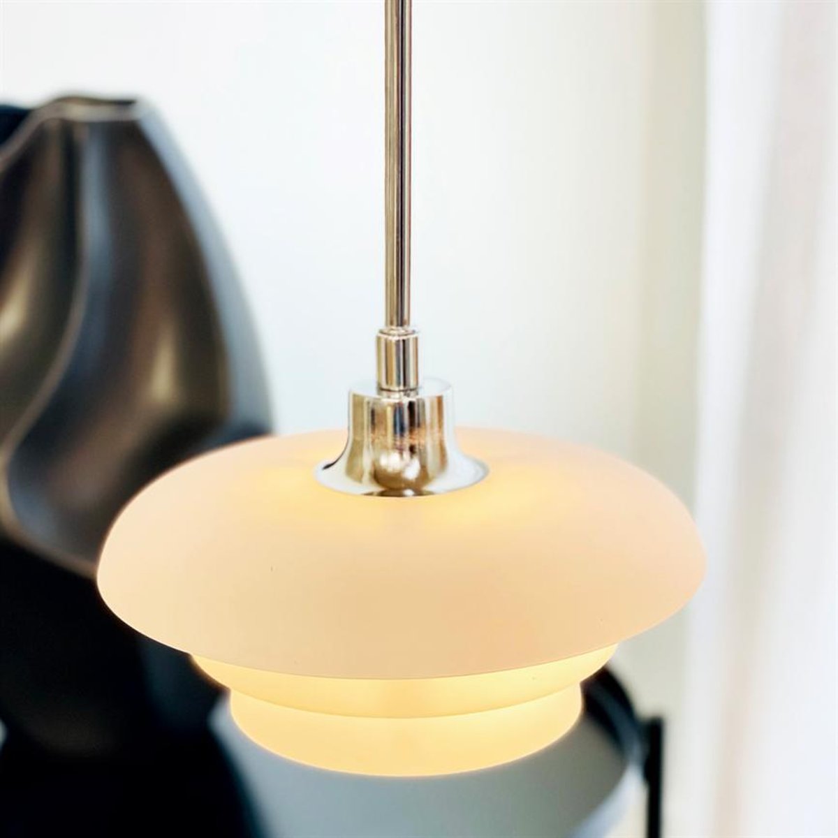Suspension en verre AVA blanc, DYBERG LARSEN