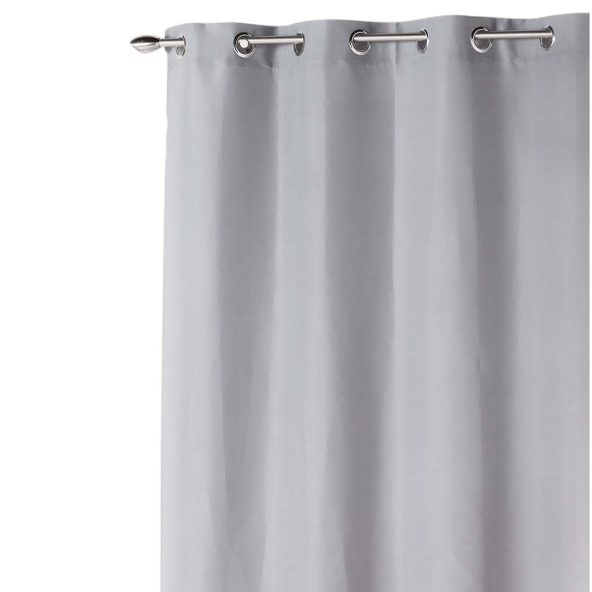 Rideau a oeillets Collection Absolu gris, EDEN