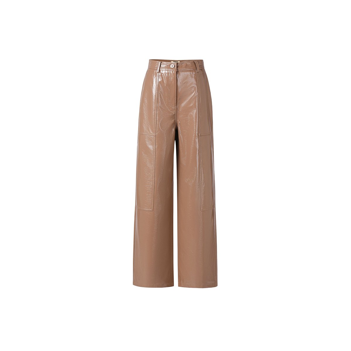 Pantalon en coton HORTENSIS beige, FRNCH