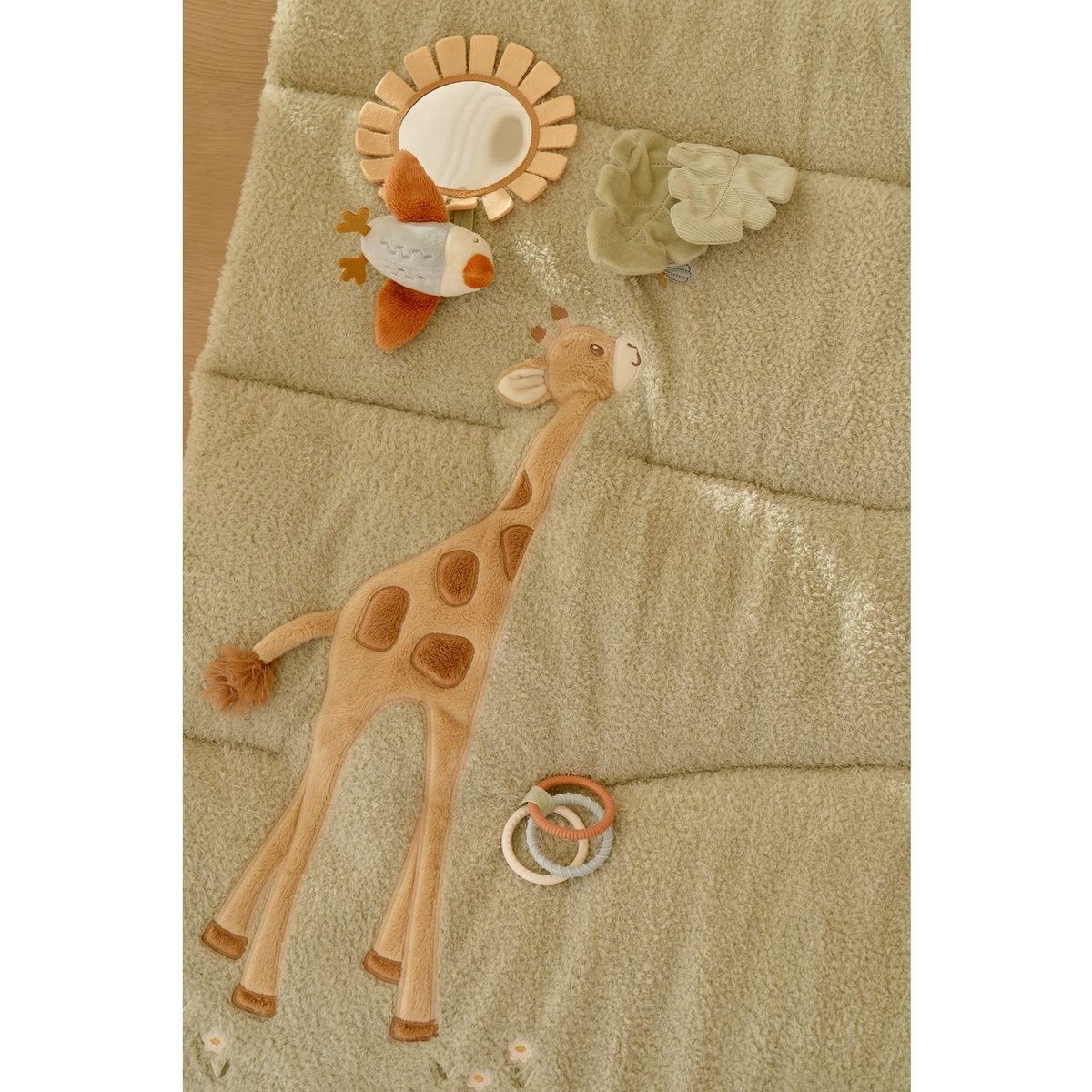 Tapis de parc jaune, vert, LITTLE DUTCH