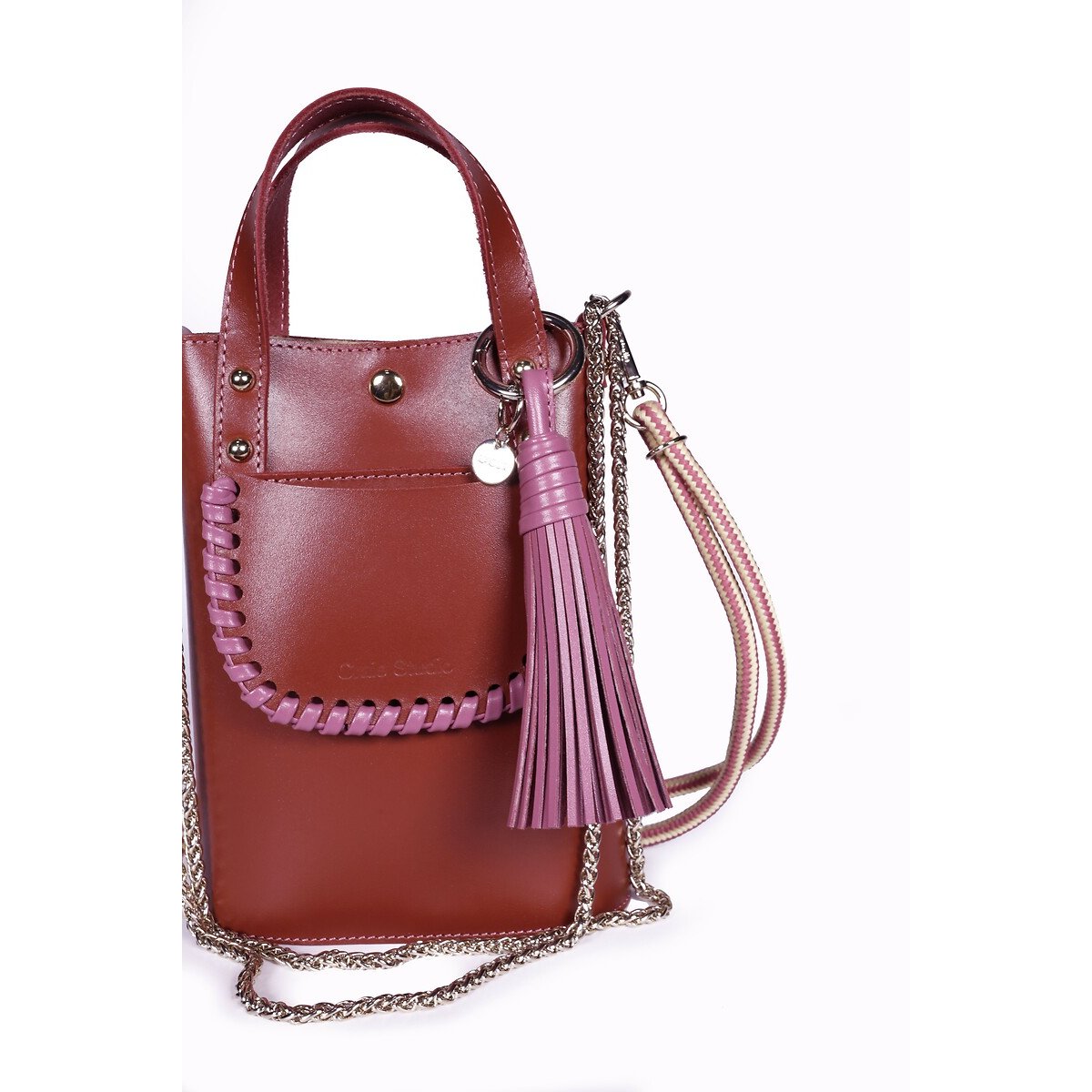 Sac cabas en cuir, AME terracotta, CRAIE STUDIO