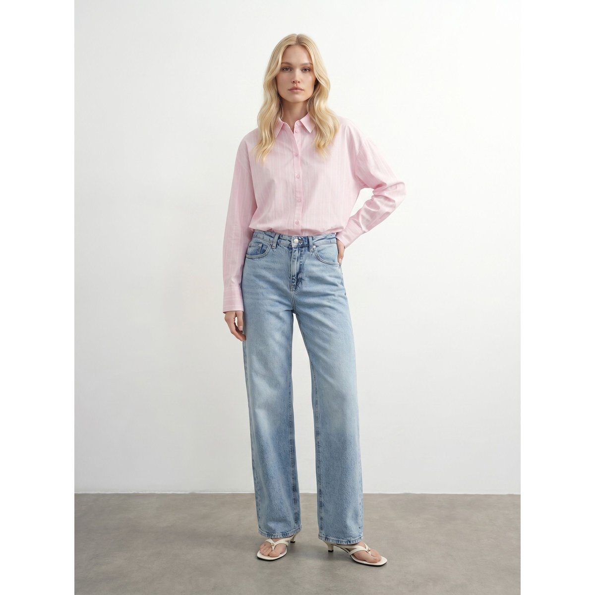 Chemise En Popeline rose - rose shadow, VERO MODA