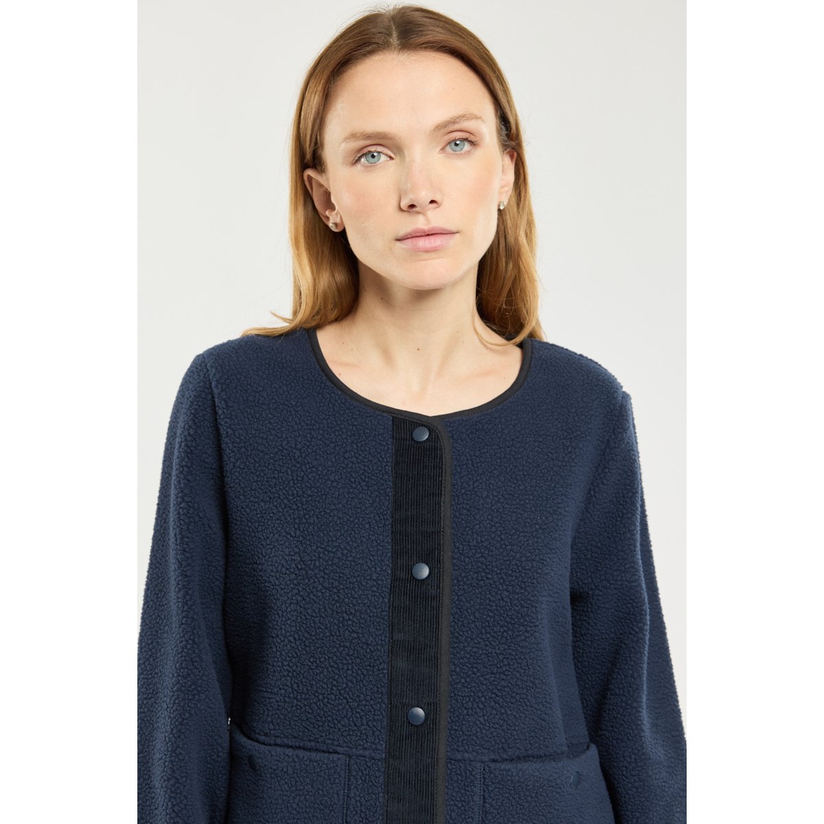 Veste polaire MOLAN marine, BERMUDES