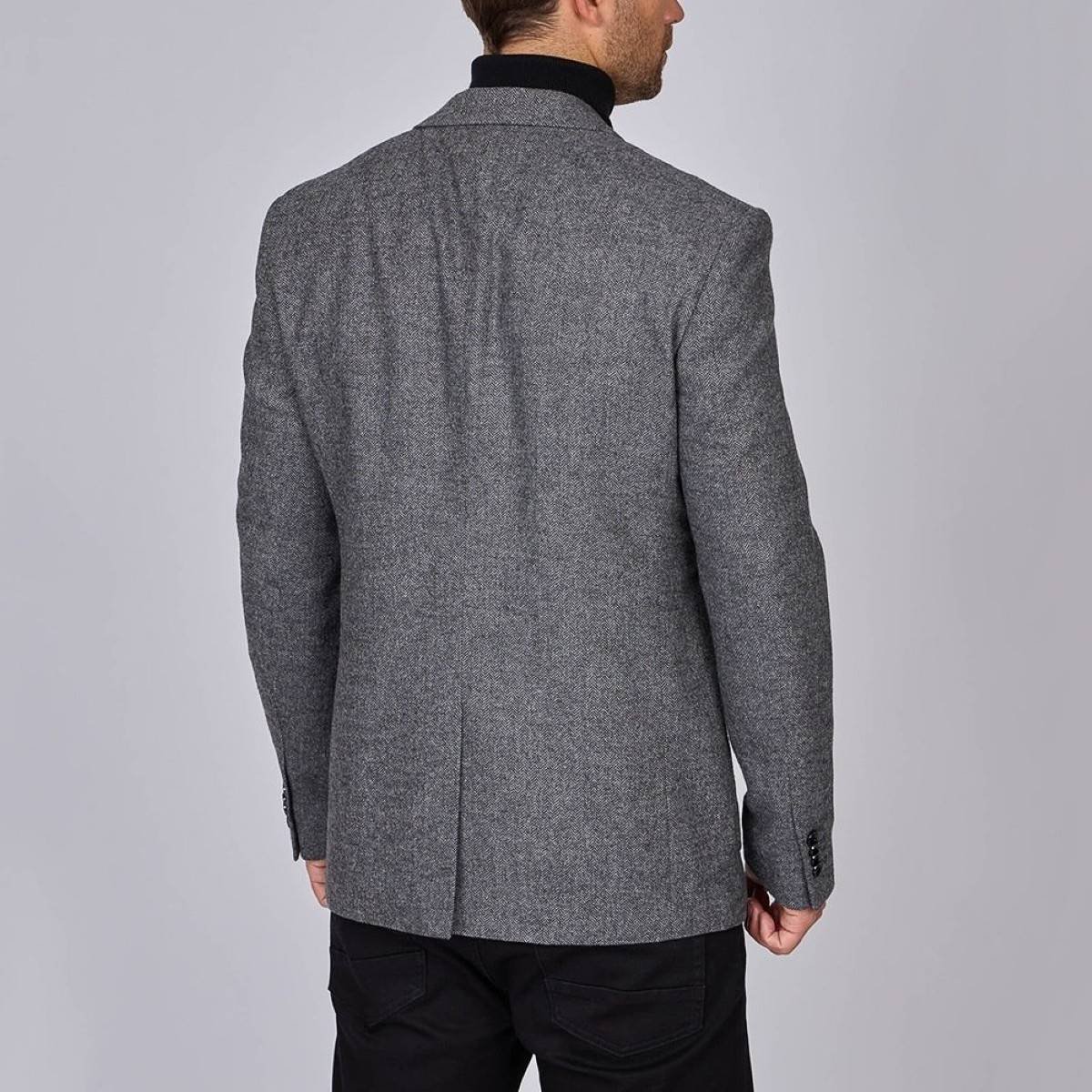 Veste blazer Egbert anthracite, MISE AU GREEN